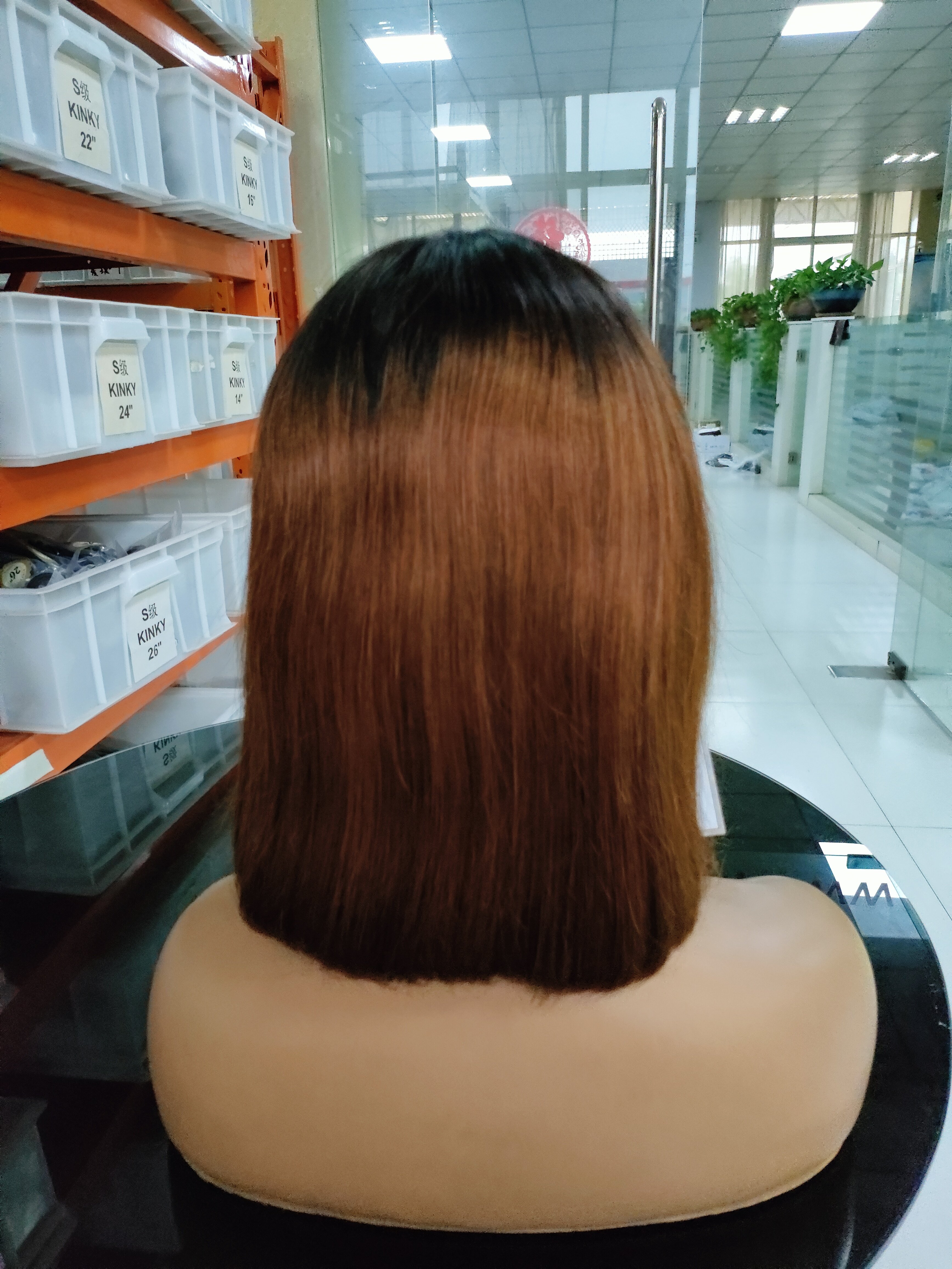 Short Bob Bone Straight Wigs Human Hair Lace Front Wigs For Women Ombre Color Brazilian Human Hair Full Hd Lace Frontal Wigs