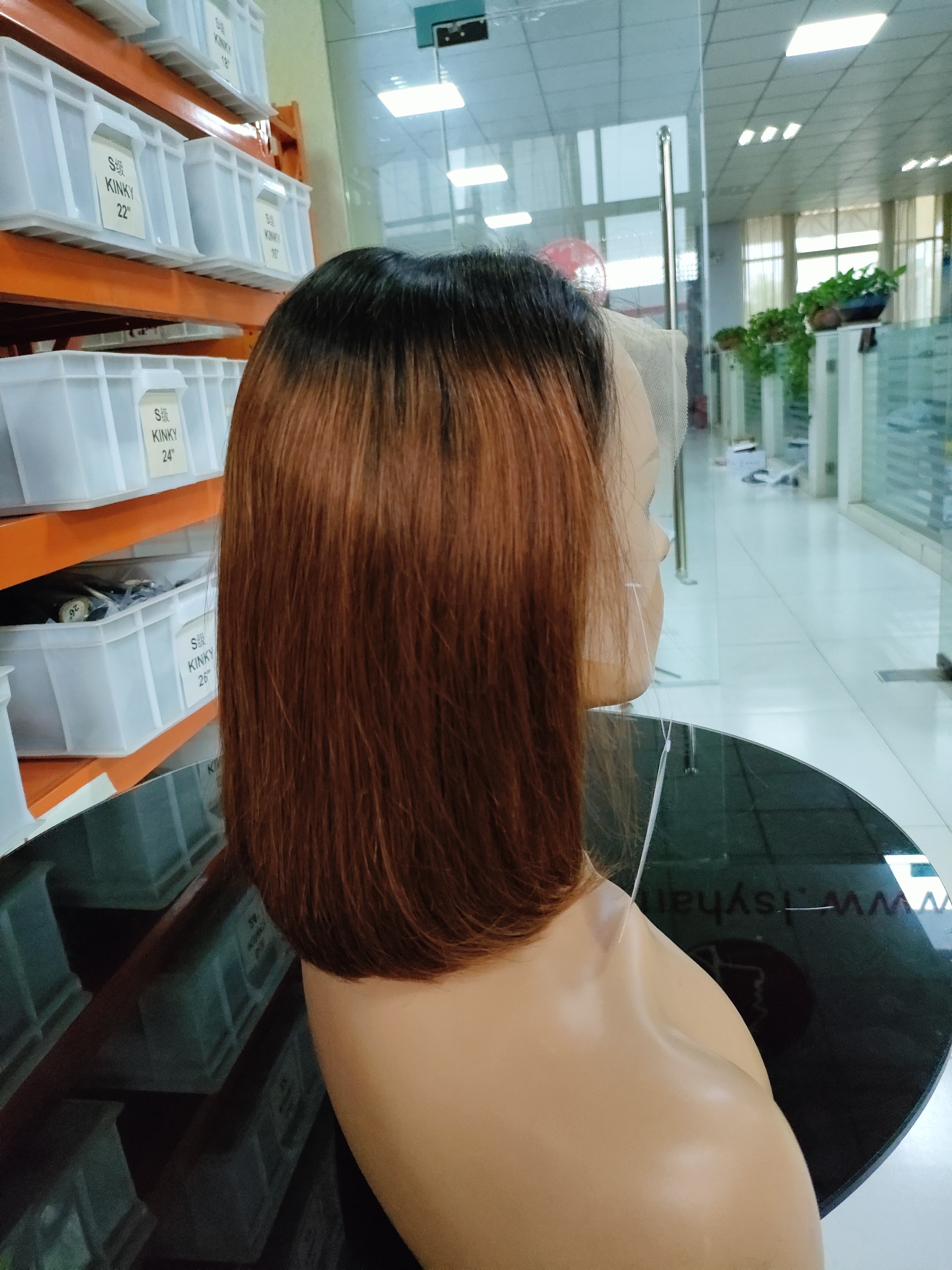 Short Bob Bone Straight Wigs Human Hair Lace Front Wigs For Women Ombre Color Brazilian Human Hair Full Hd Lace Frontal Wigs