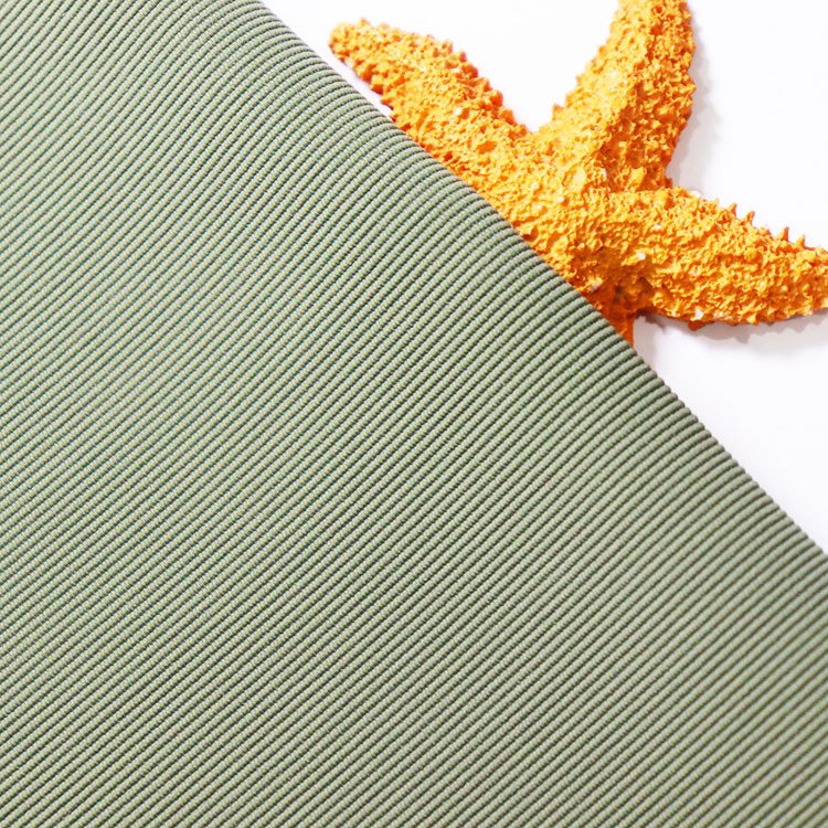 Factory Lulu Same Stair Cloth 280 gsm Workout Fitness Rib Elastic Fabric Nylon Skin-friendly Yoga Stripe Stretch Fabric