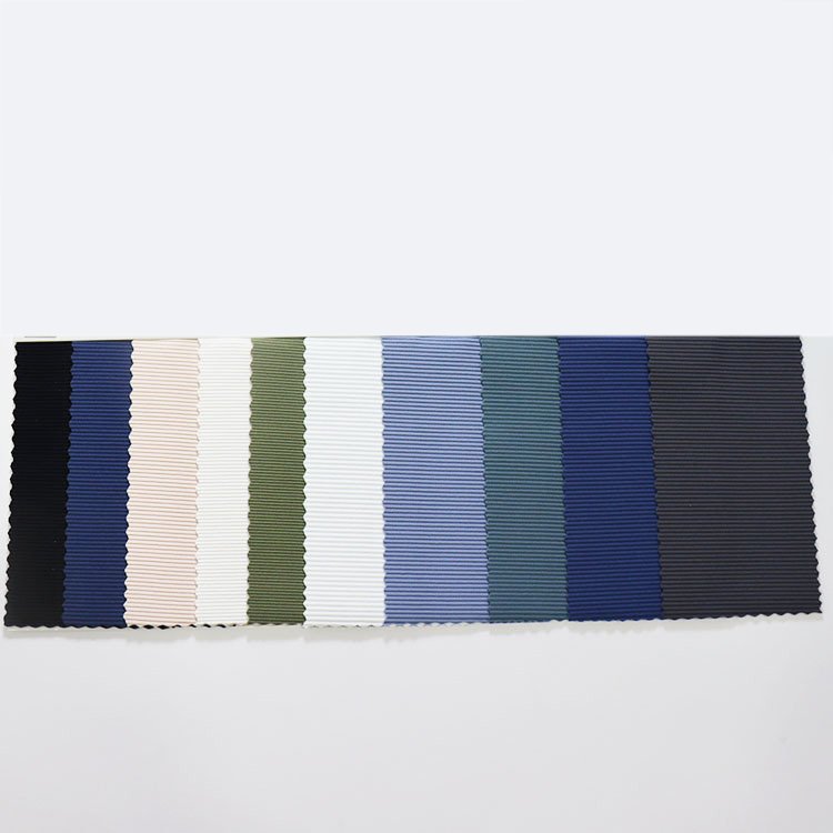 Factory Lulu Same Stair Cloth 280 gsm Workout Fitness Rib Elastic Fabric Nylon Skin-friendly Yoga Stripe Stretch Fabric