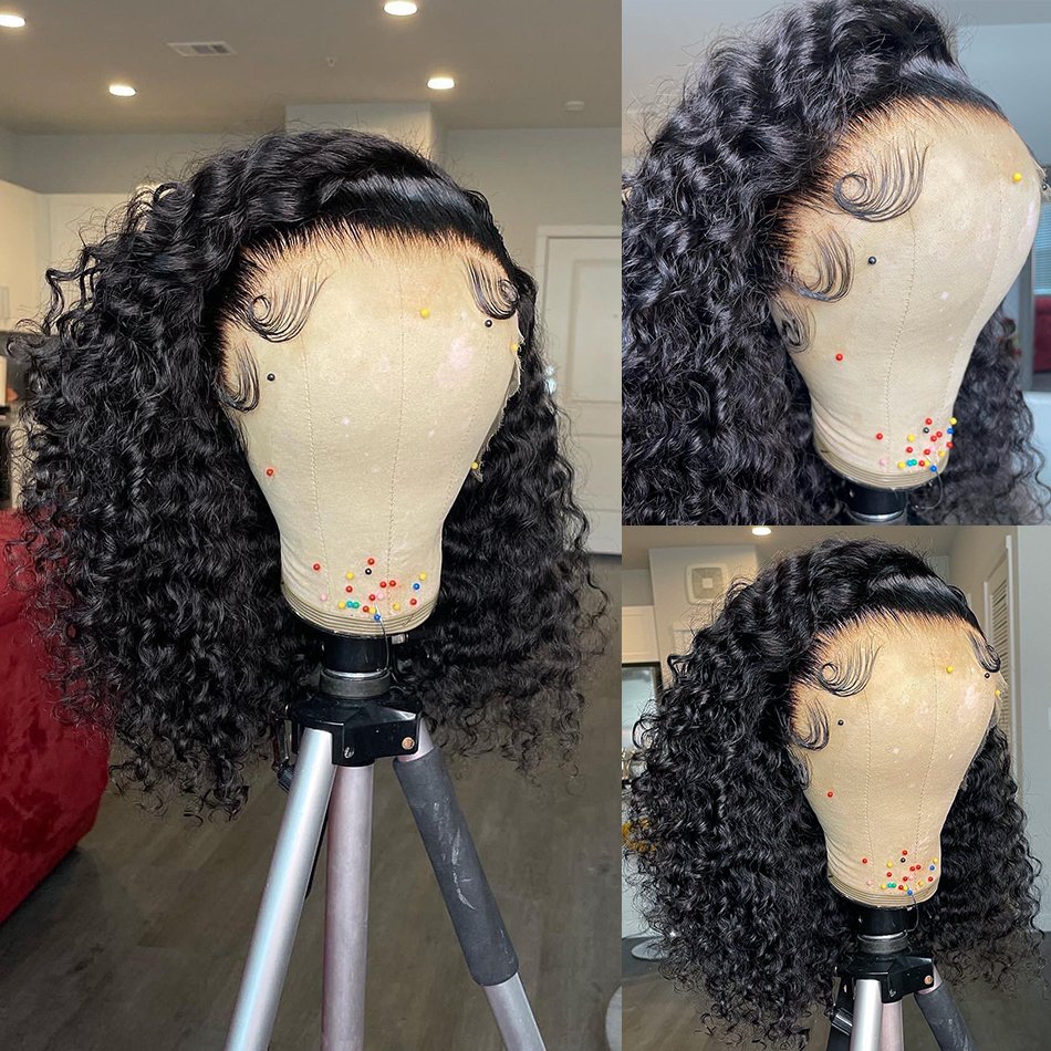 Cheap Vietnamese Raw Hair Short Bob Wigs Human Hair Lace Front Hd Lace Frontal Wig Kinky Curly Glueless Full Hd Lace Wigs Vendor