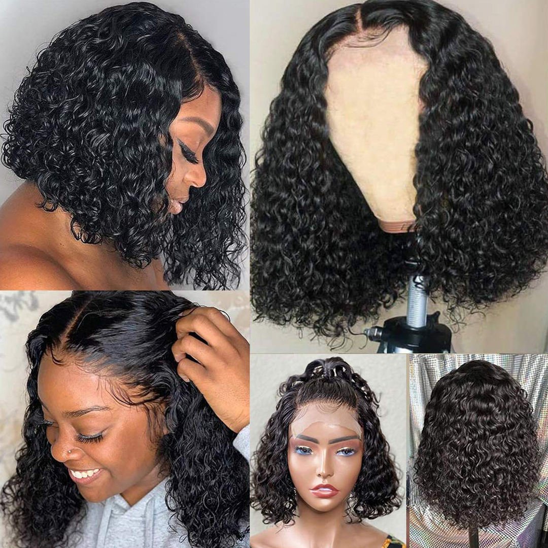 Cheap Vietnamese Raw Hair Short Bob Wigs Human Hair Lace Front Hd Lace Frontal Wig Kinky Curly Glueless Full Hd Lace Wigs Vendor