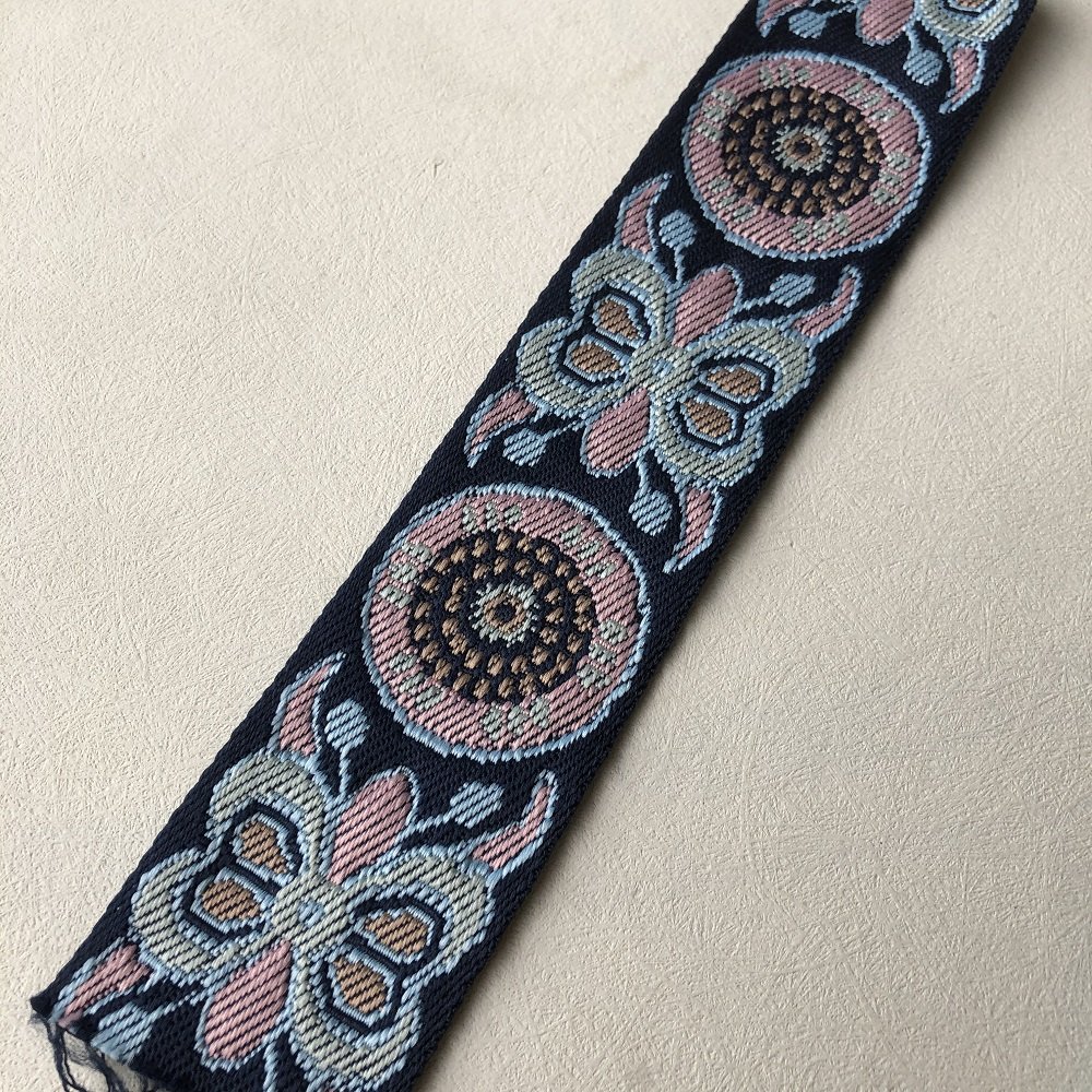 Ethnic Style Lace Jacquard Webbing Woven Tape For Garment Accessories Width 5cm ST-949