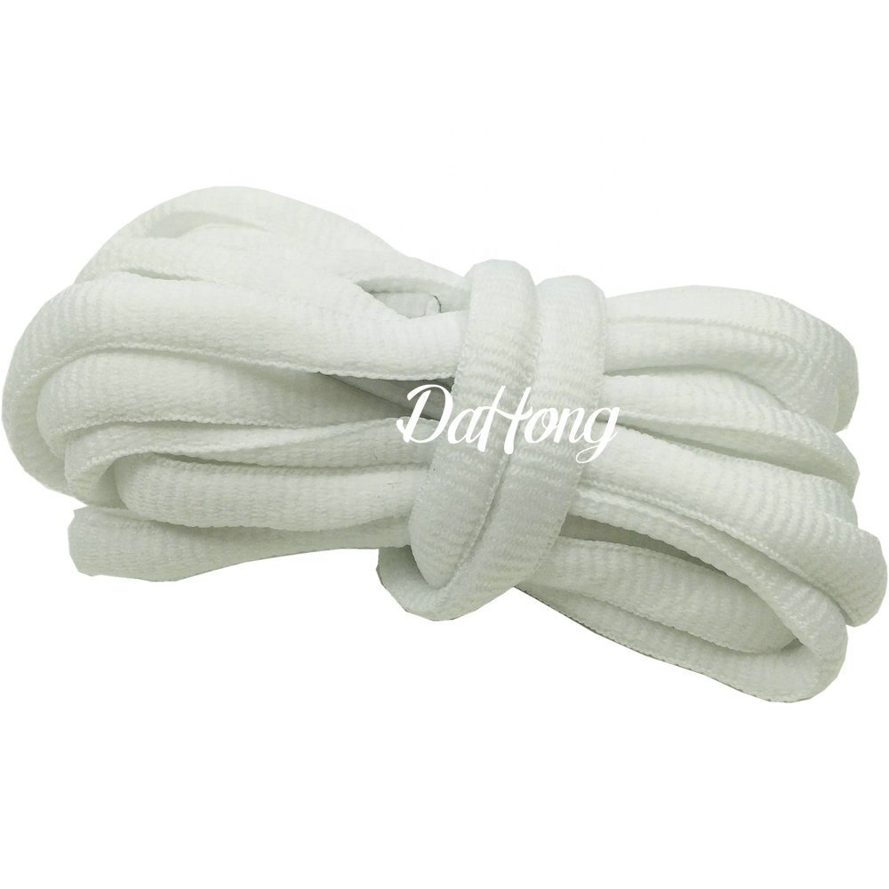 Cool Nice Custom Premium Sports Thick Rope White Fat Oval Shoe Laces in 3 Different Lengths