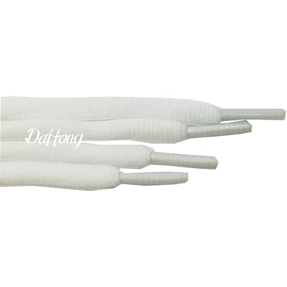 Cool Nice Custom Premium Sports Thick Rope White Fat Oval Shoe Laces in 3 Different Lengths