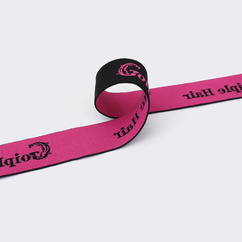 Low MOQ Customizable Designer Elastic Bands Wig Adjustable Custom Elastic Band Spandex Logo Lace Hair Lace Melt Band