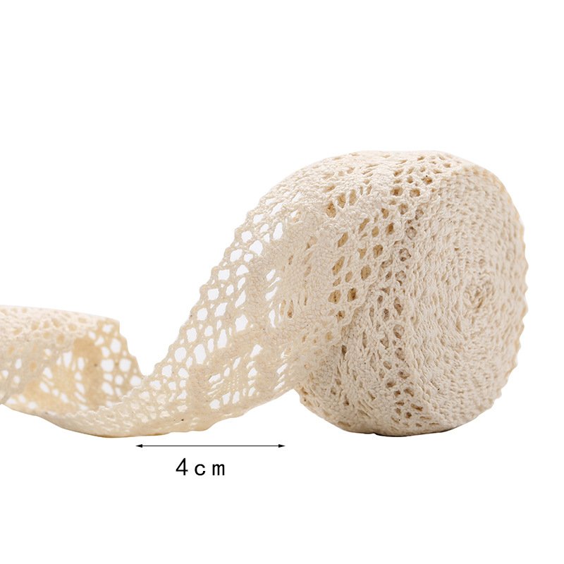 Wholesale custom embroidery diy lace accessories the industry good price cotton crochet lace fabric