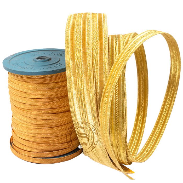 High Quality Golden Embroidered Lace | Premium Quality Braided Trim Lace For Regimental Uniforms Gold Mylar Lace