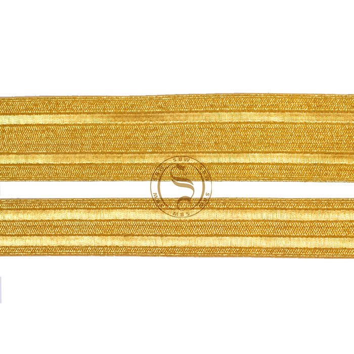 High Quality Golden Embroidered Lace | Premium Quality Braided Trim Lace For Regimental Uniforms Gold Mylar Lace