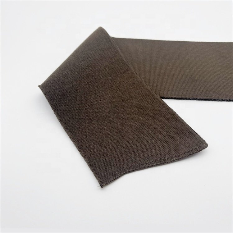 OEM 100% cotton Eco-friendly 1x1 Flat Knit Rib Polo Collar