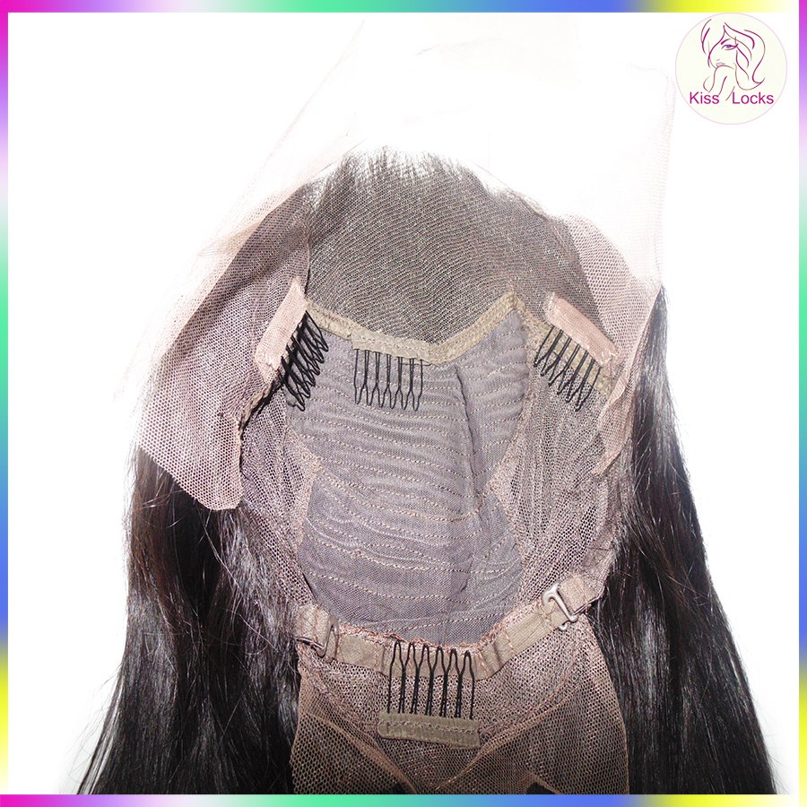 High quality raw unprocessed hair lace front wig 13*6 Natural color healthy ends Ultra HD lace wigs