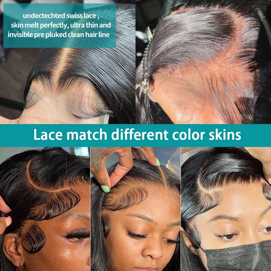 30 32 Inch Glueless Lace Front Wig Human Hair 13x6 HD Lace Frontal Wig Raw Vietnamese Cuticle Aligned Hair Wigs For Black Women