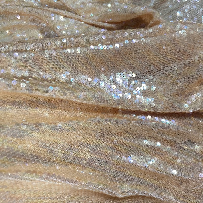 OEM sequin embroidery fabrics for clothing material african wedding tulle lace fabric for clothing