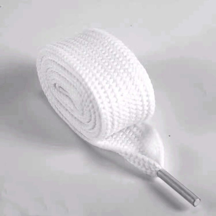 Custom DIY funky white shoe lace shoelace