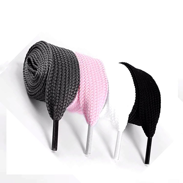 Custom DIY funky white shoe lace shoelace