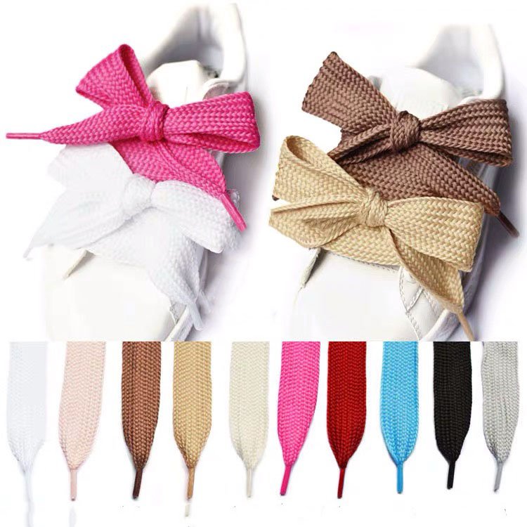 Custom DIY funky white shoe lace shoelace