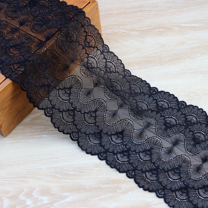 Zeal Width 17.5cm Skin Nylon Spandex Elastic Broad Lace For Lingerie Underwear Dress And Women Wear