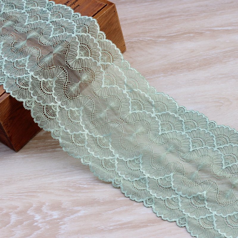 Zeal Width 17.5cm Skin Nylon Spandex Elastic Broad Lace For Lingerie Underwear Dress And Women Wear