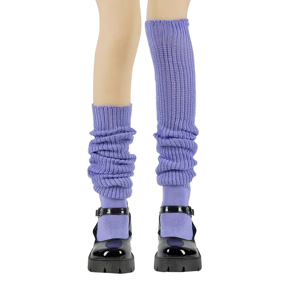 Women's 15-Color Cosplay Socks Loose Slouch Socks Boot Stockings with Logo Body Knee-Length JK Uniform Accessories Leg Warmers