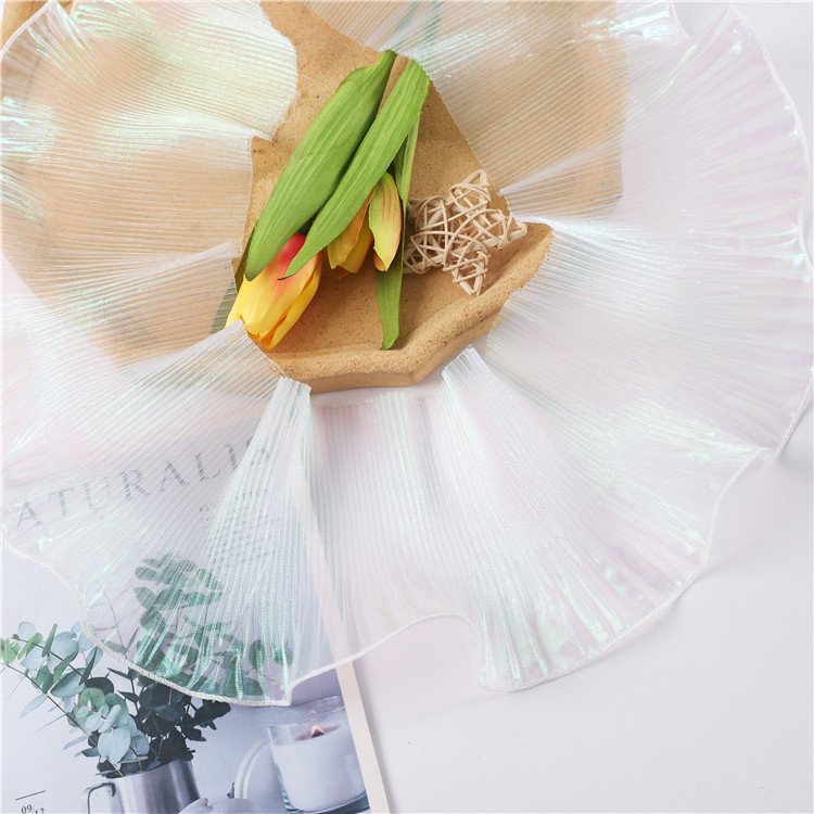 Custom Hot Selling Products 2024 High Quality White Soft Organza Lace Fabric for Clothing Dress Wedding Decoration