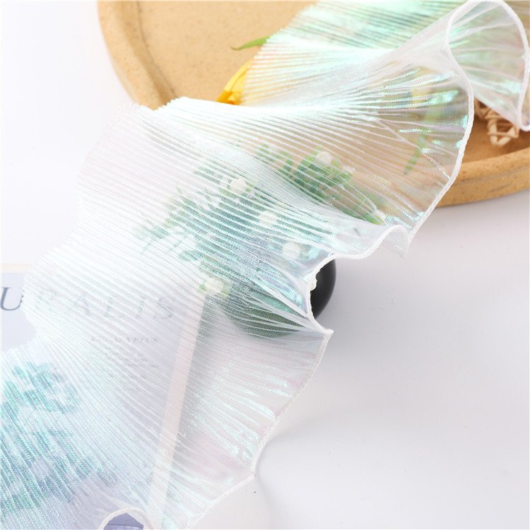 Custom Hot Selling Products 2024 High Quality White Soft Organza Lace Fabric for Clothing Dress Wedding Decoration