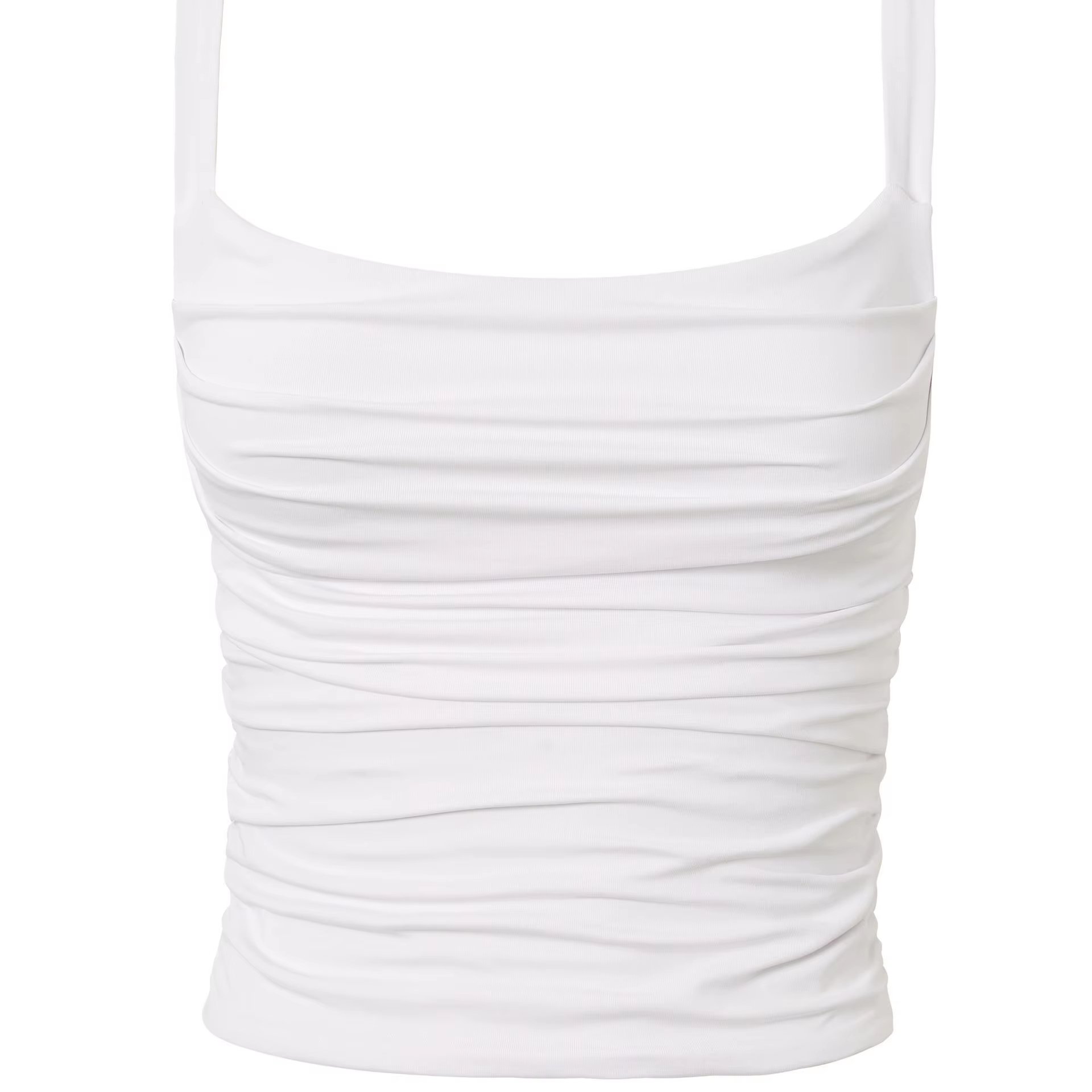 Runwaylove R447 New Design Sling U-neck Tank Crop Top