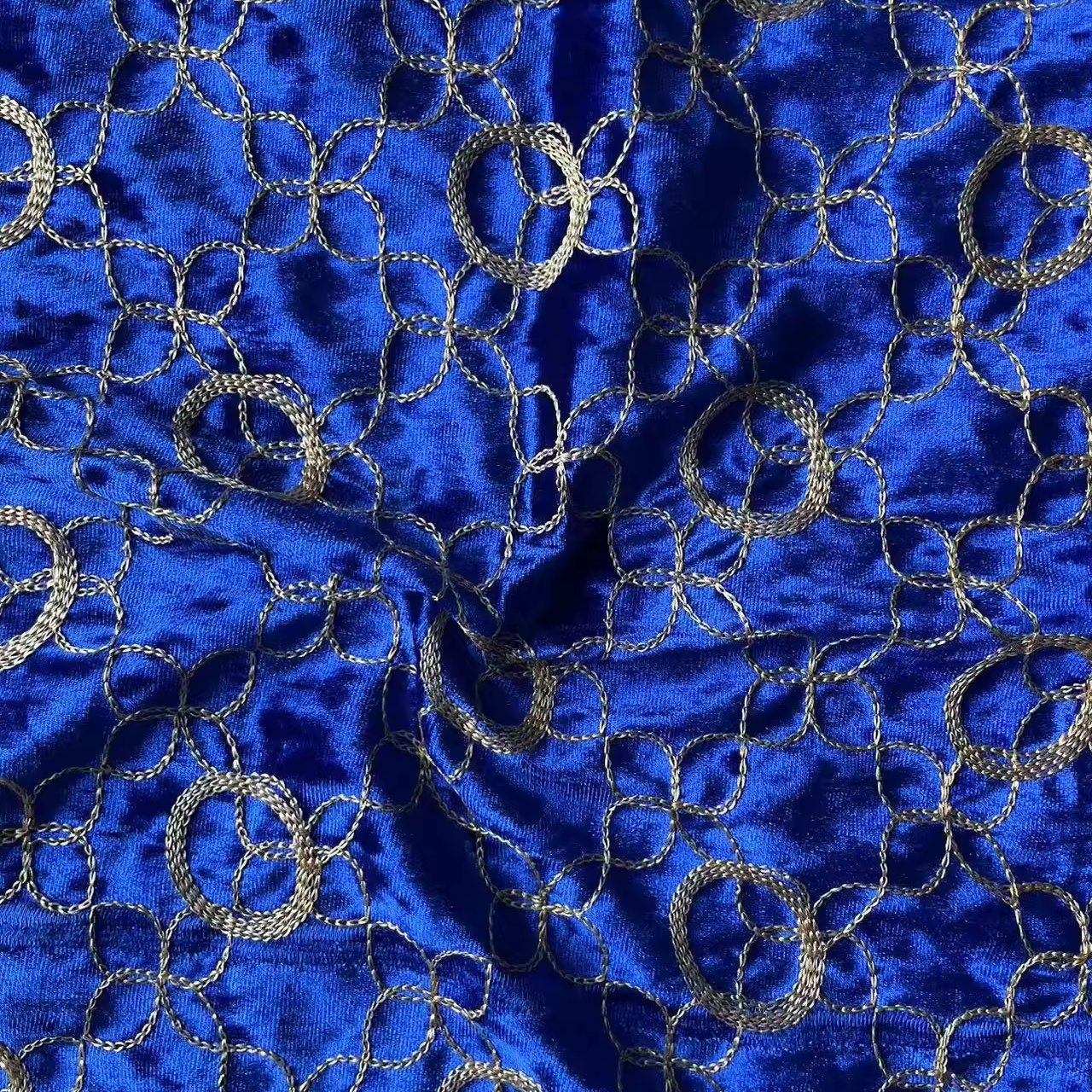 Home textile embroidery K S Velvet fabric