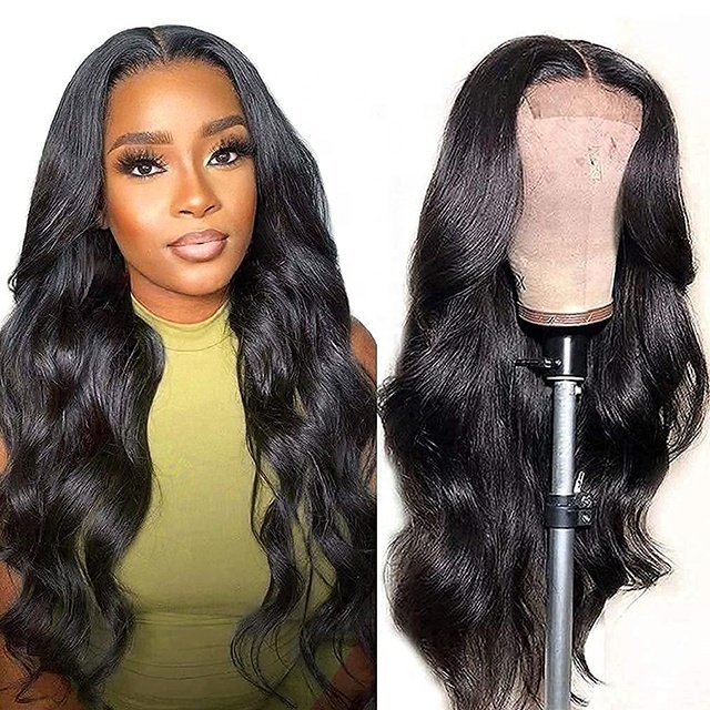 Ali Queen Hair Body Wave Remy Virgin Human Hair Wigs For Women 4X4 5x5 HD Lace Closure Wig With Baby Hair vendor