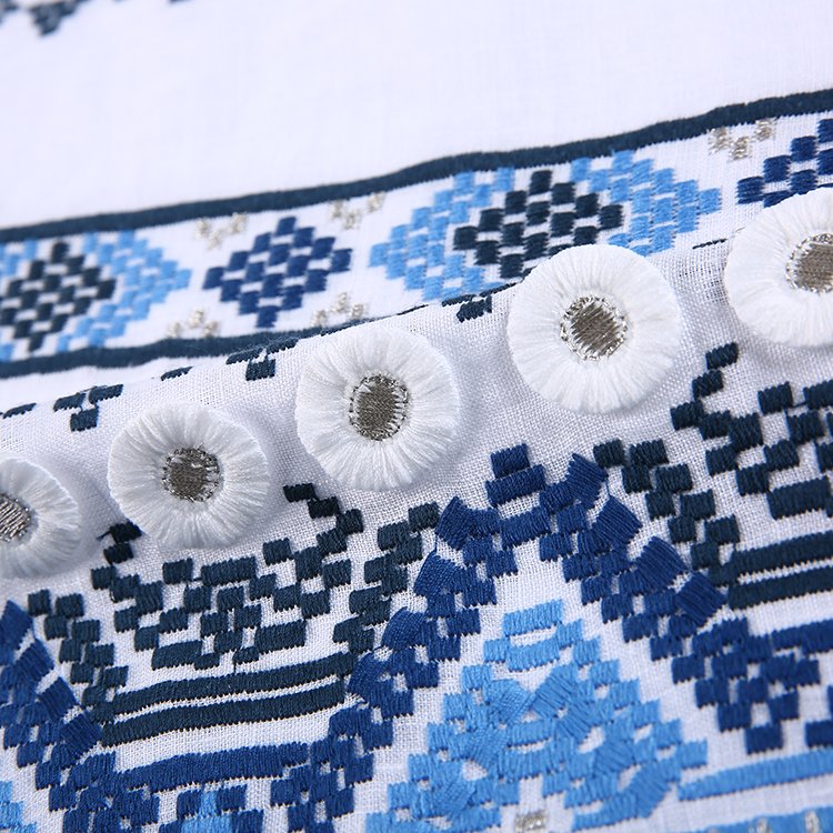 HA-15830C China supplier linen fancy traditional women dress all over 3d embroidery fabric