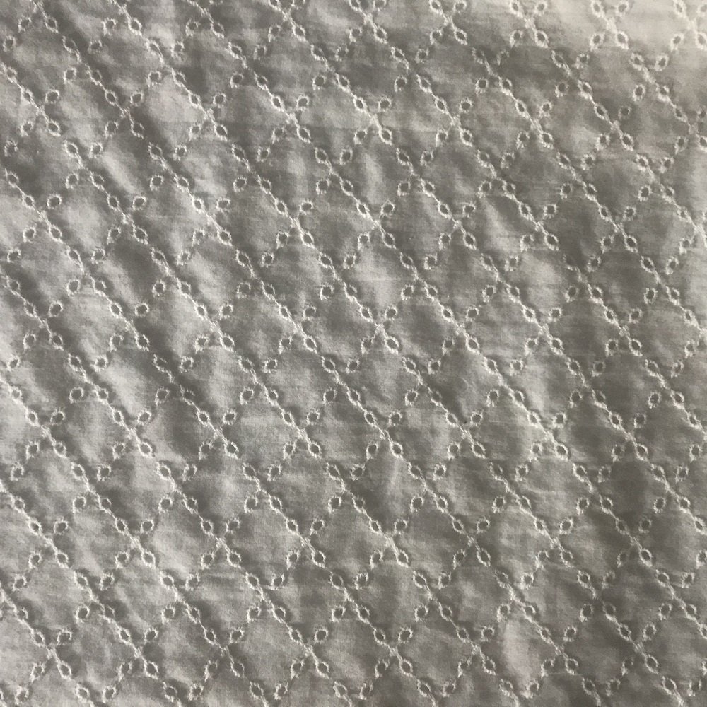 custom designs 100% cotton embroidery fabric, suitable for baby clothes, pajamas, breathable, soft