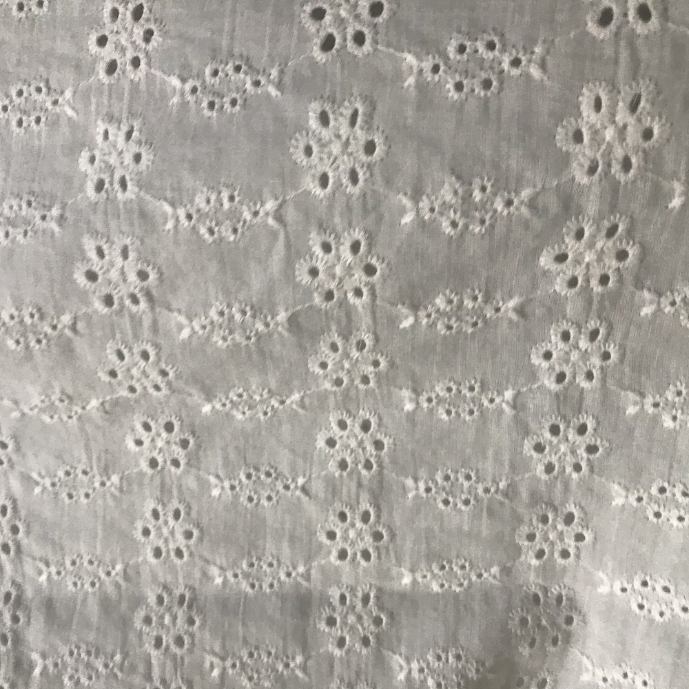 custom designs 100% cotton embroidery fabric, suitable for baby clothes, pajamas, breathable, soft