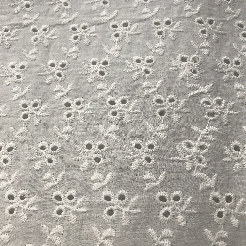 custom designs 100% cotton embroidery fabric, suitable for baby clothes, pajamas, breathable, soft