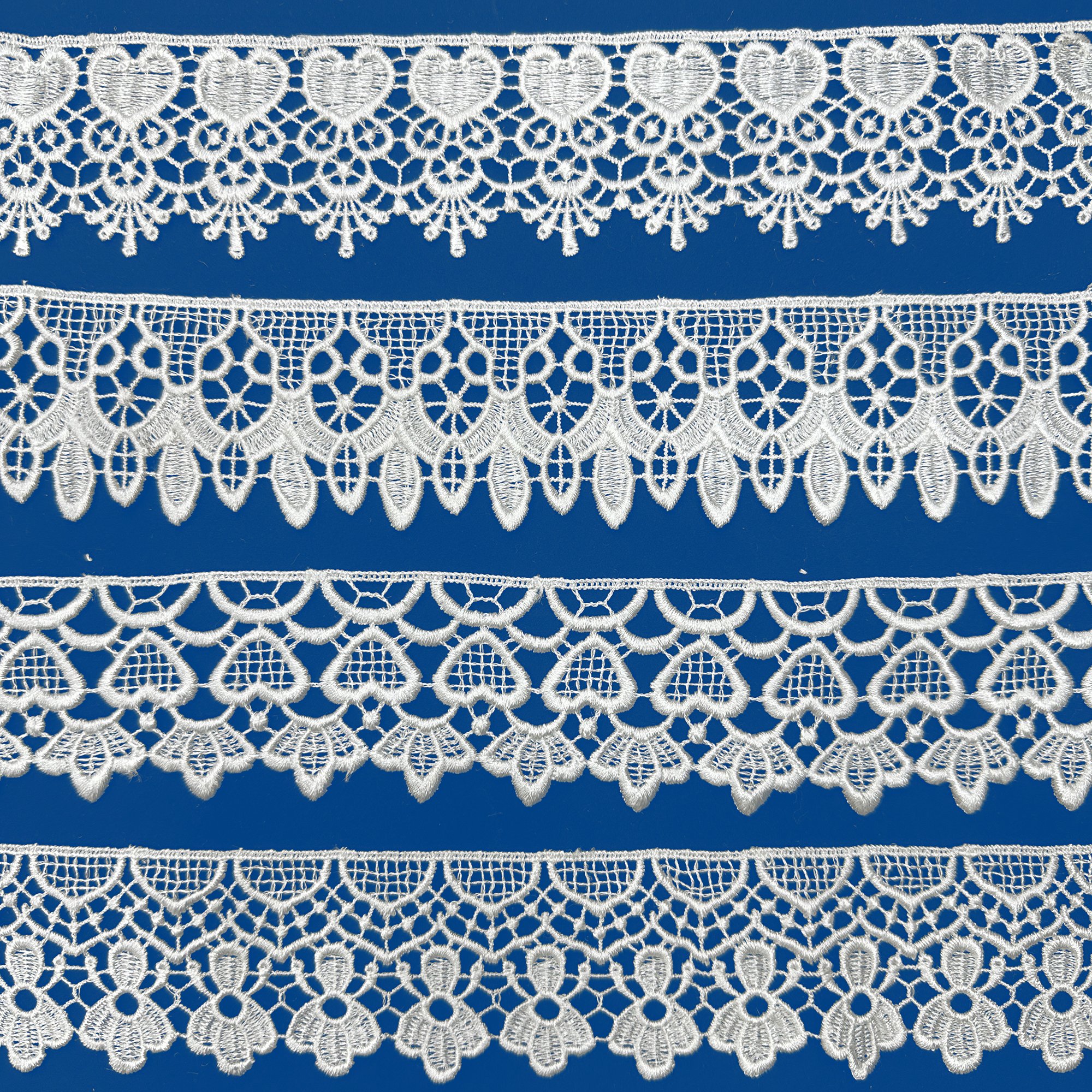 Hot Sale Wholesale Guipure Lace Fabric White Embroidery Renda High Quality Cord Lace Fabric For Nigerian Wedding