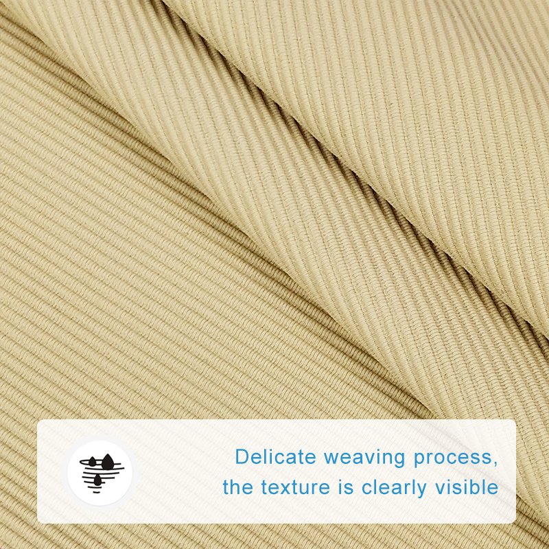 No5527 Sports Use 75% Polyester 25% Spandex yoga wear Ottoman Rib Stretch Knit Fabric