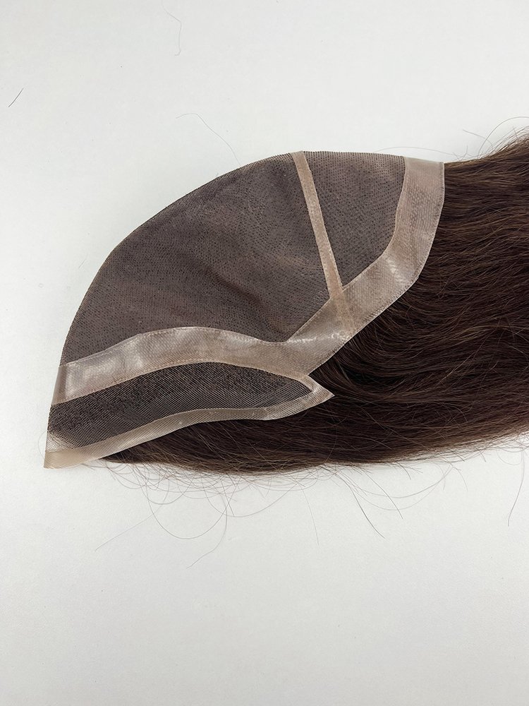 Hot Selling Fashion 100%Human Hair Swiss Lace Base Human Toupee All Made of Hand Wigs for Women