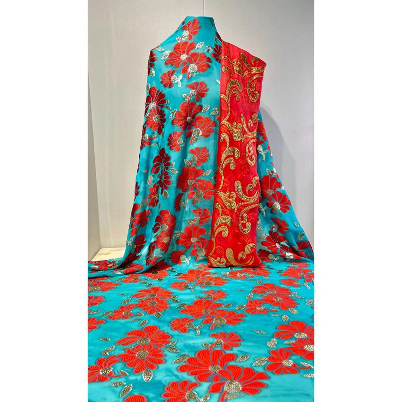 somalia fashion real silk garbasar and dirac ,fashion hot sale fabric , popular high quality material