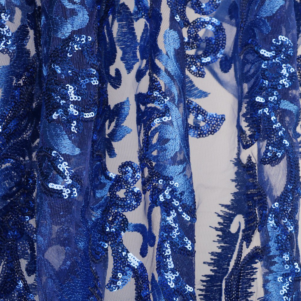 european sequin embroidery lace fabric for women party dress floral sequin embroidery fabrics for clothing material