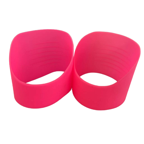 Silicone Pink Durable Soccer Cleat Lace Cover Protector Soccer Lace Bands Soccer Cleat Lace