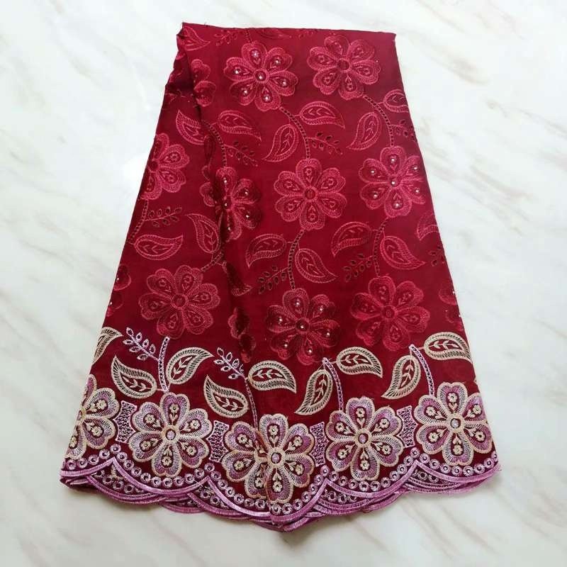 AF11283 pink color high quality swiss voile embroidered lace fabric