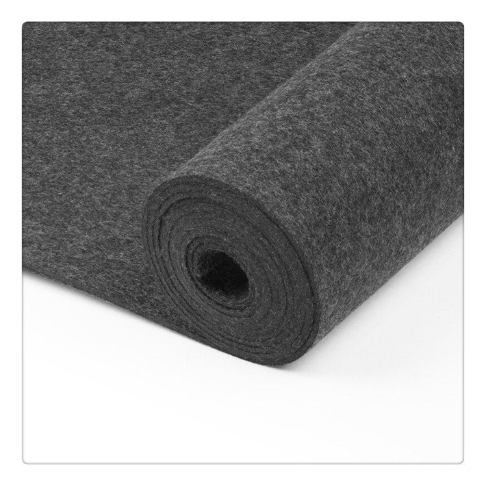 100% Polyester Non Woven Needle Felt 1mm 2mm 3mm Thick Mix Color Soft Felt Cloth Polyester Felt in Roll car felt
