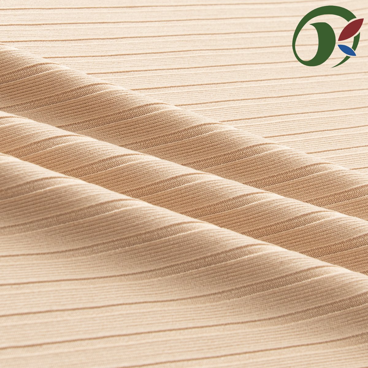 Wholesale Multi color Knitted Rib Polyester spandex Fabric Breathable Plain Dyed Style Textiles