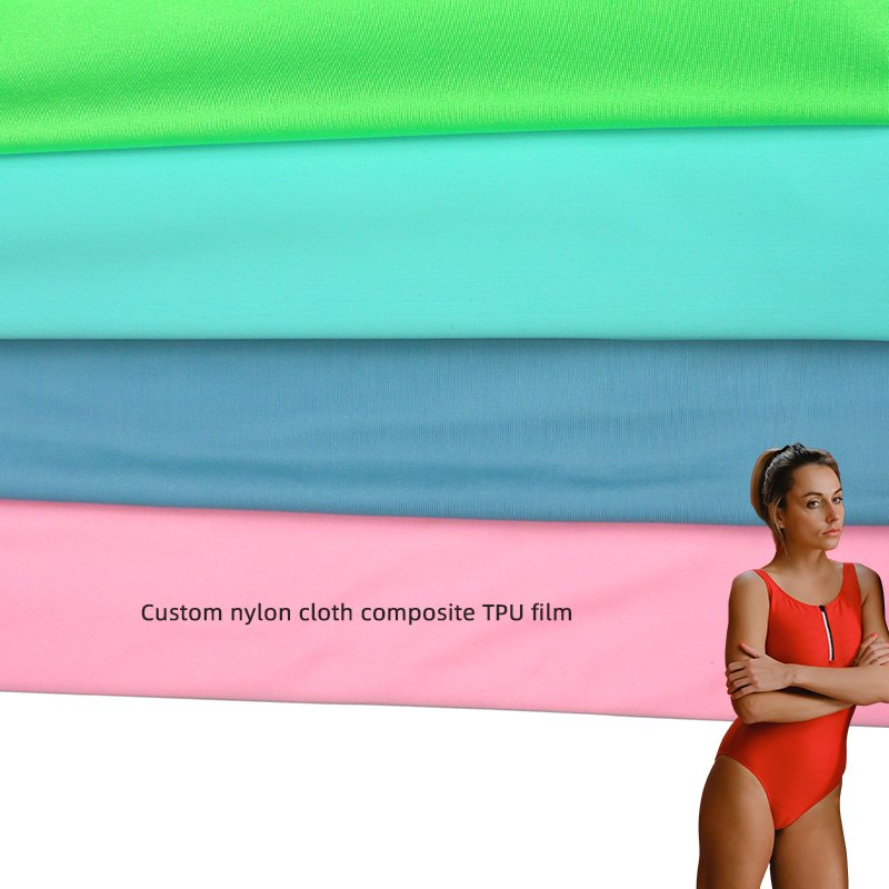 Knitted Nylon Spandex 4 Way Stretch Fabric for Swimsuit Bikini High Quality Breathable Waterproof Elastic Stretch Swimwear