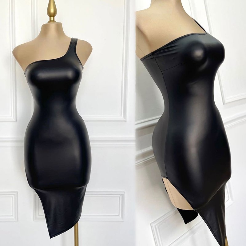 Huili Manufacturer New Spring Summer Fashion Sexy Dresses Women Night Sleeveless Black Dresses Lady Elegant Dresses