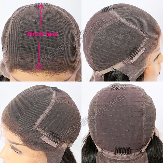 Fast shipping 100% human hair 13*6 transparent lace front bodywave wigs with baby hair for black women
