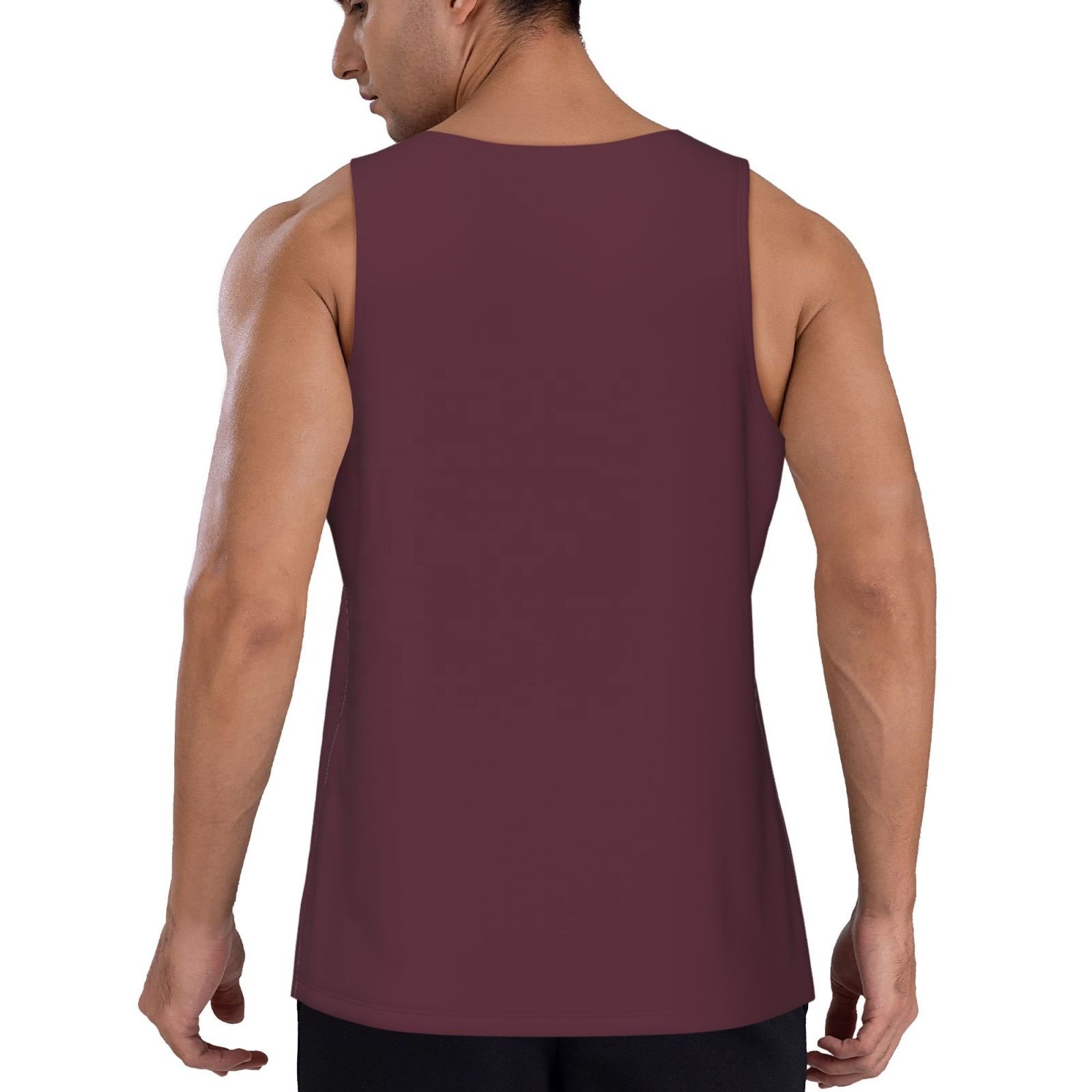 Breathable Fitness Bodybuilding Custom Designs Gym Tank Tops Wholesale Men Singlet Basics 100% Polyester Street wear Ves
