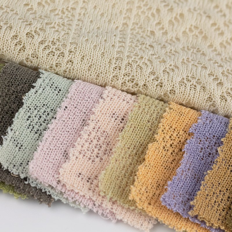 Autumn 270gsm 98%Polyester 2% Spandex Breathable Stretch Jacquard Jersey Knit Fabric For Dress