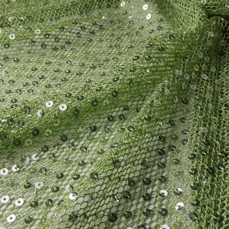 2022 vicryl mesh light green 100% polyester embroidery vicryl mesh dress fabric