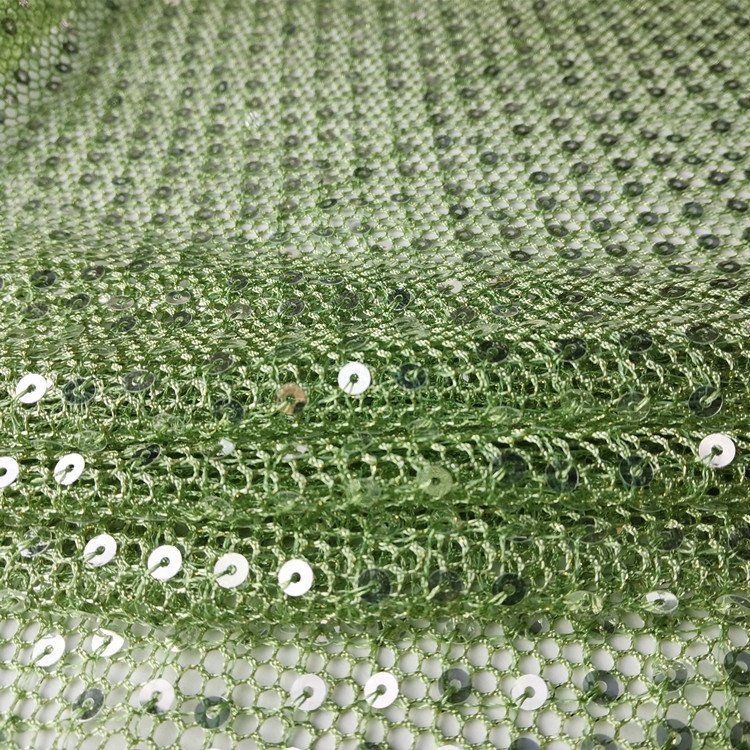 2022 vicryl mesh light green 100% polyester embroidery vicryl mesh dress fabric