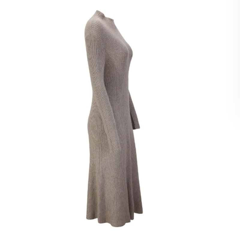 Ribbed dress Slim dress Cashmere dress
