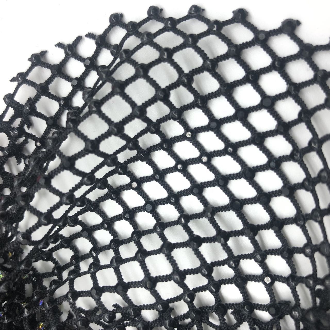 New design Stretch Elastic Diamond Fishnet Strass Crystal Mesh Fabric Trimming Rhinestone Net Mesh For Shoe Garment Accessories